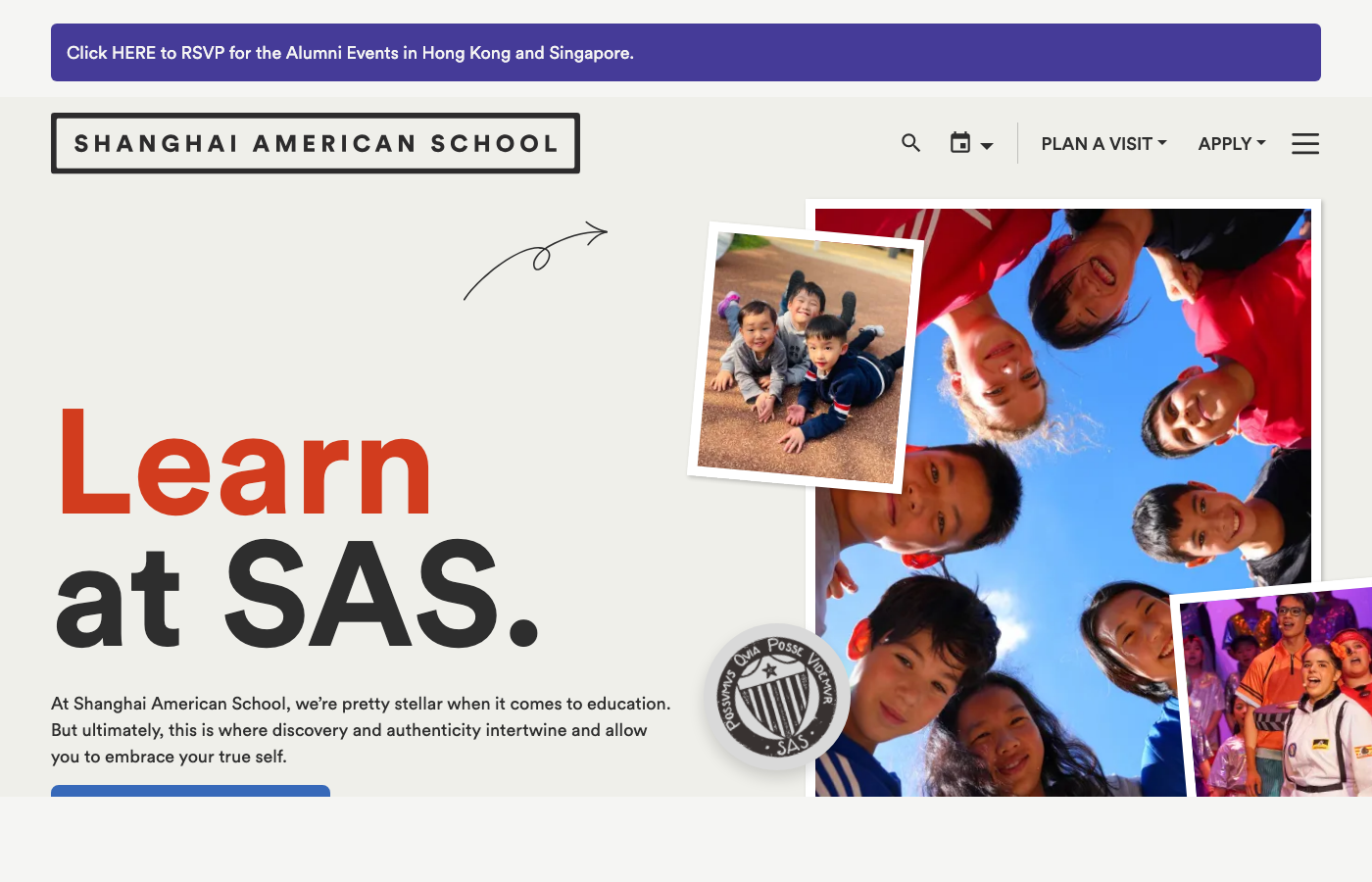Shanghai American School — SAS — International K–12